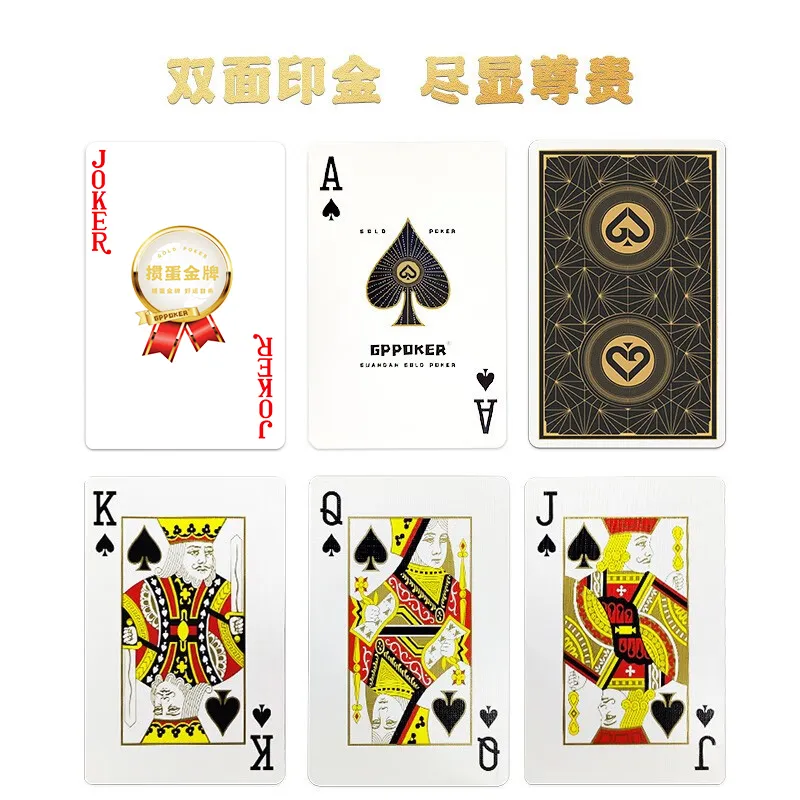 GPPOKER Knockout Gold Medal M3 High End Exclusive Box 10 Piece Set Poker Cards-2