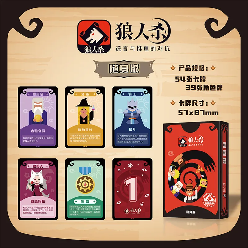 LANGRENSHA 'Game Card' For 'The Blackout Game Please Close Your Eyes When It Gets Dark' Pocket Edition Board Games-3