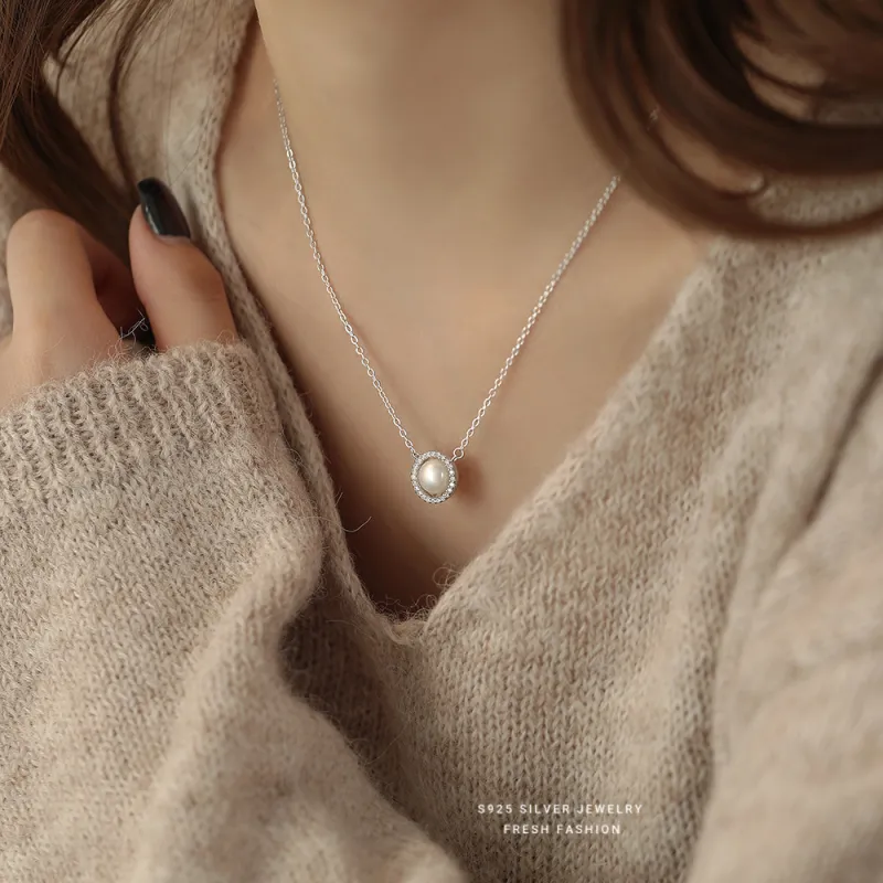 MONI JEWELLERY S925 Sterling Silver Necklaces Women's-5