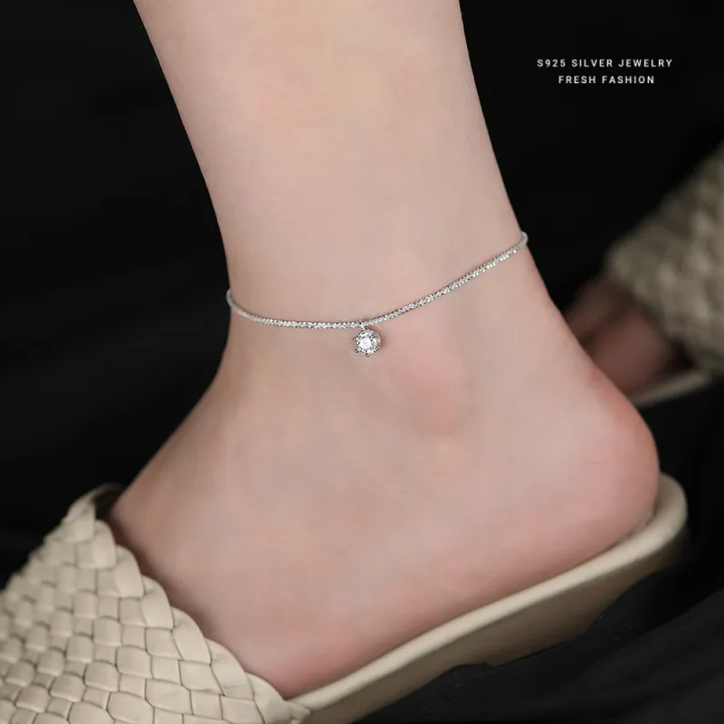 MONI JEWELLERY S925 Sterling Silver Anklets Women's-2