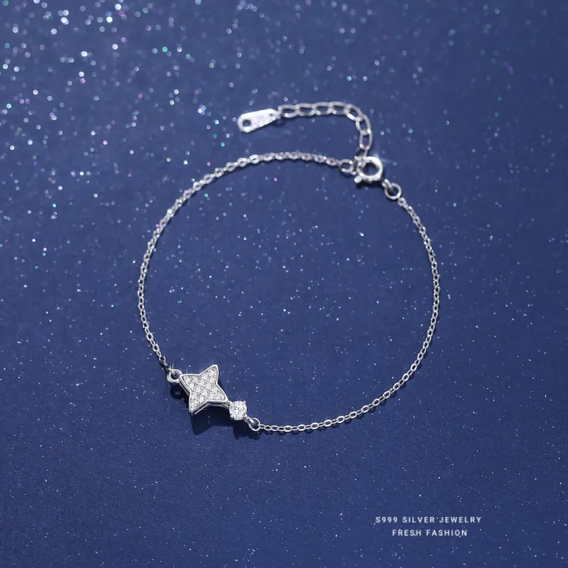 MONI JEWELLERY S999 Fine Silver Bracelets Women's-4