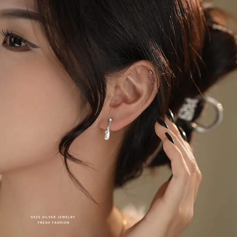 MONI JEWELLERY S925 Silver Earrings Women's-3