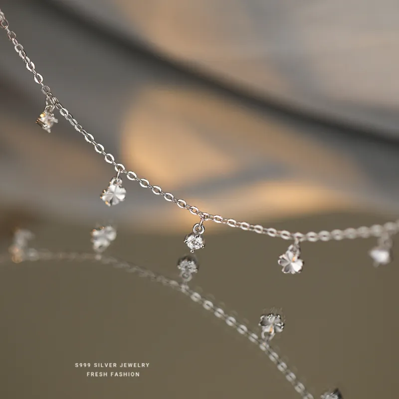 MONI JEWELLERY S999 Silver Anklets Women's-5