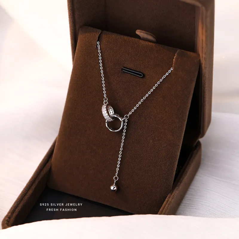 MONI JEWELLERY S925 Silver Necklaces Women's-5