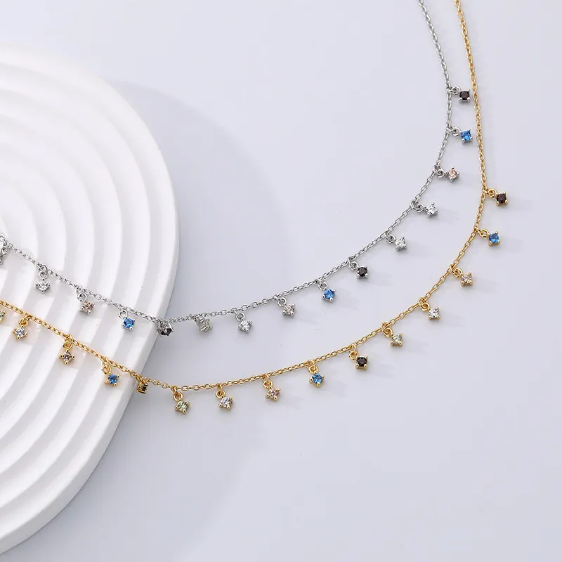 MONI JEWELLERY S925 Silver Necklaces Women's-2