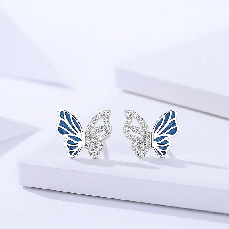 MONI JEWELLERY S925 Silver Stud Earrings Women's-5