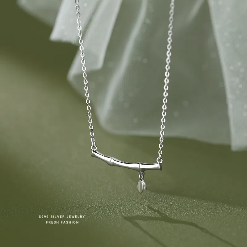 MONI JEWELLERY S999 Silver Necklaces Women's-3