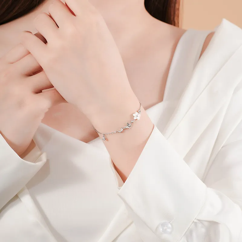MONI JEWELLERY S999 Silver Bracelets Women's-5