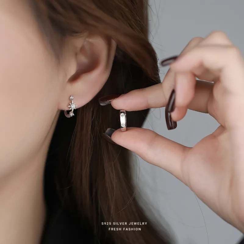 MONI JEWELLERY 925 Sterling Silver Earrings Women's-2