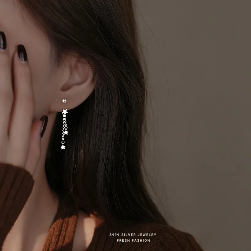 MONI JEWELLERY S999 Silver Earrings Women's-1