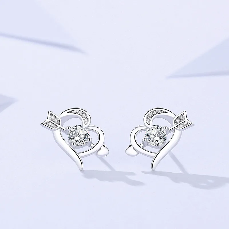MONI JEWELLERY S999 Silver Stud Earrings Women's-2