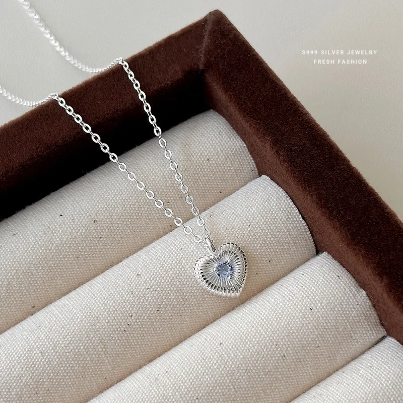 MONI JEWELLERY S999 Fine Silver Necklaces Women's-5