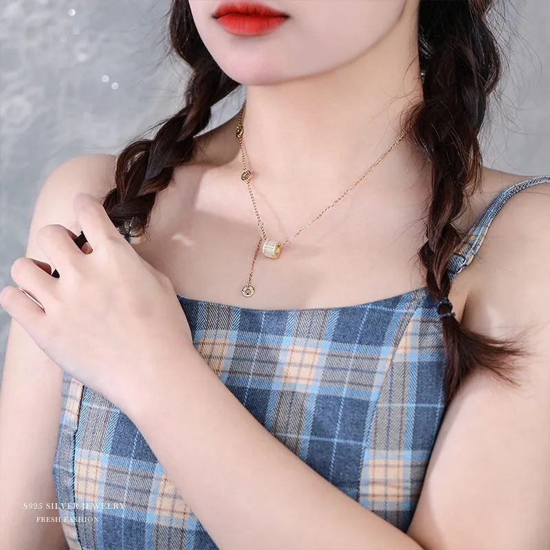 MONI JEWELLERY Glass Cat Eye Necklaces Women's-2