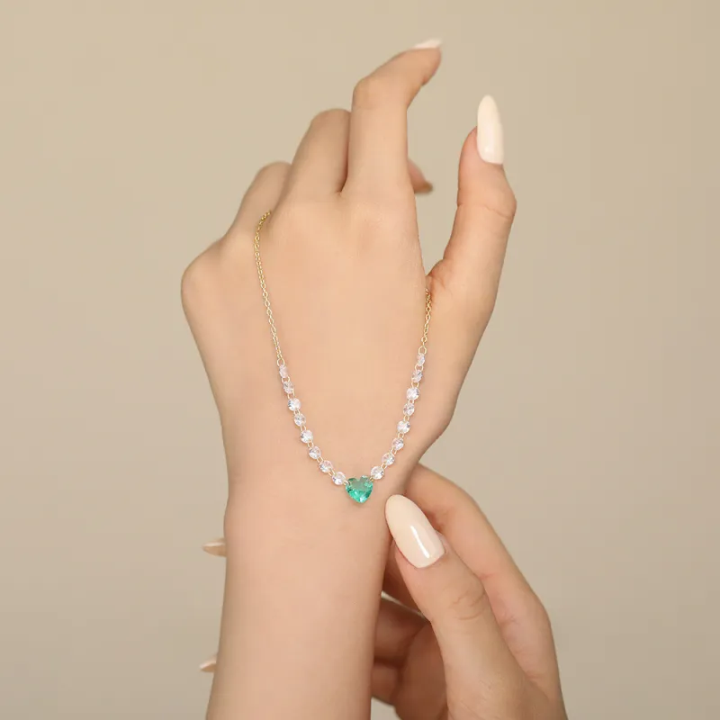 MONI JEWELLERY S925 Sterling Silver Elegant And Refined Everyday Necklace Women's-5
