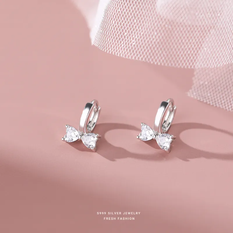 MONI JEWELLERY S999 Fine Silver Earrings Women's-4