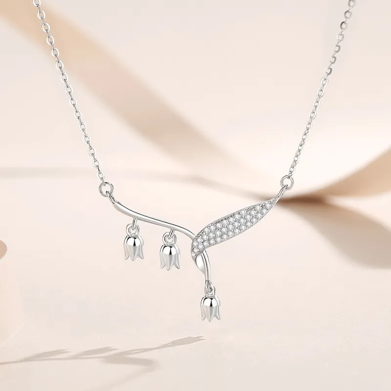 MONI JEWELLERY S925 Silver Necklaces Women's-5