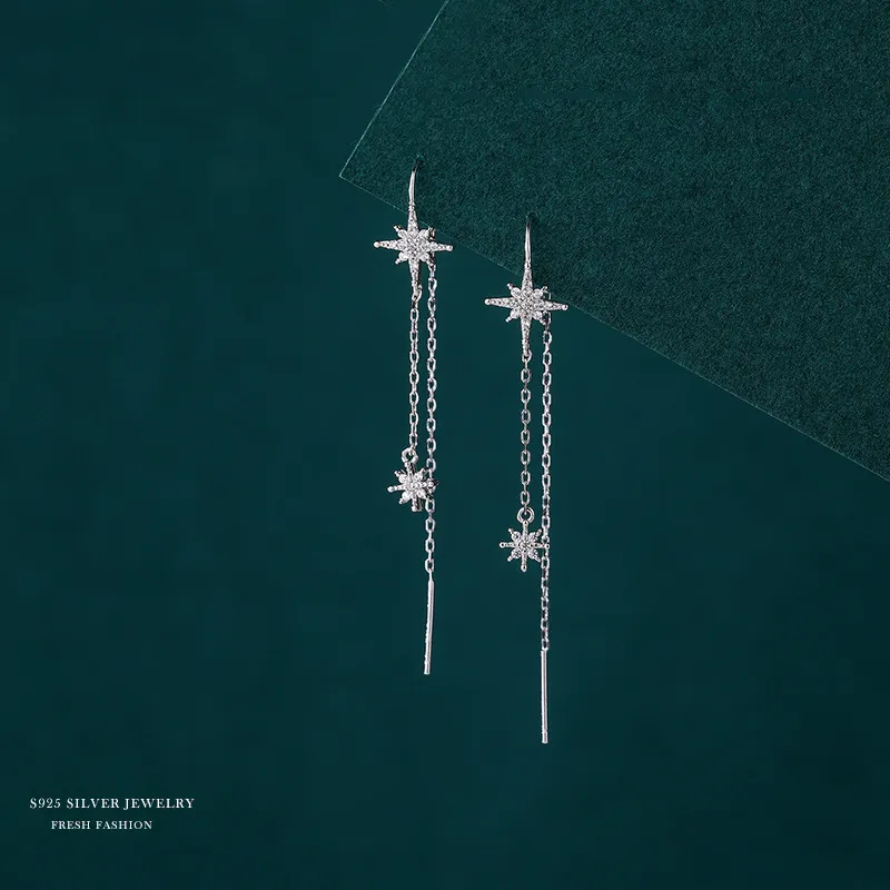 MONI JEWELLERY S925 Sterling Silver Drop Earrings Women's-5