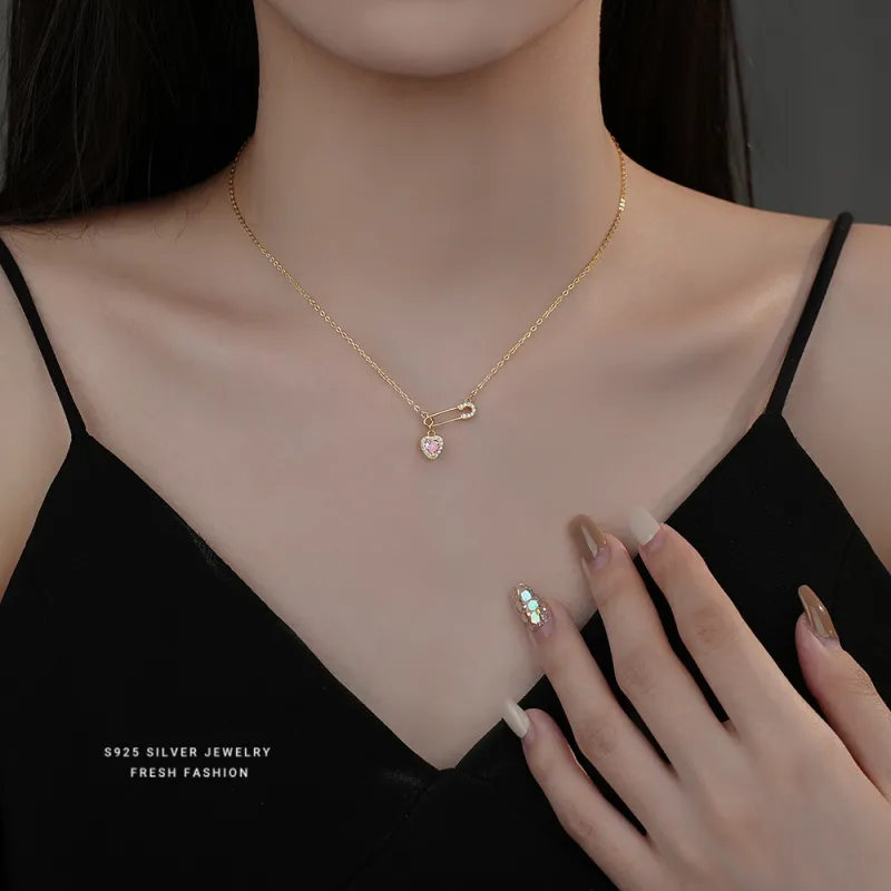 MONI JEWELLERY S925 Silver Necklaces Women's-4