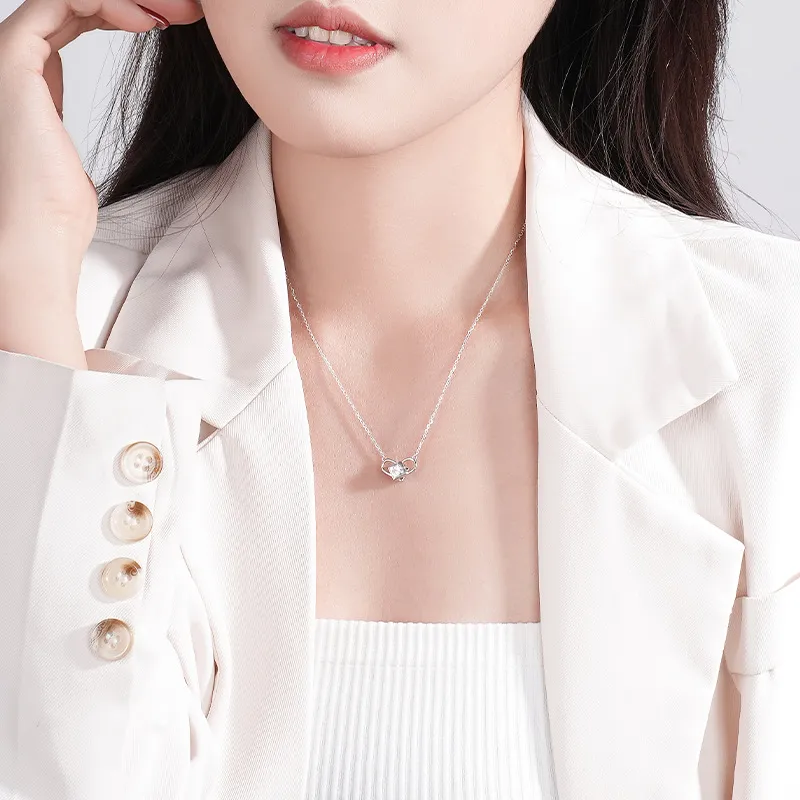 MONI JEWELLERY S925 Silver Necklaces Women's-2
