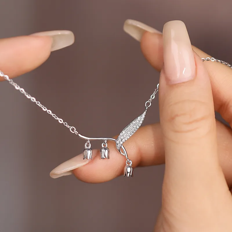 MONI JEWELLERY S925 Silver Necklaces Women's-4