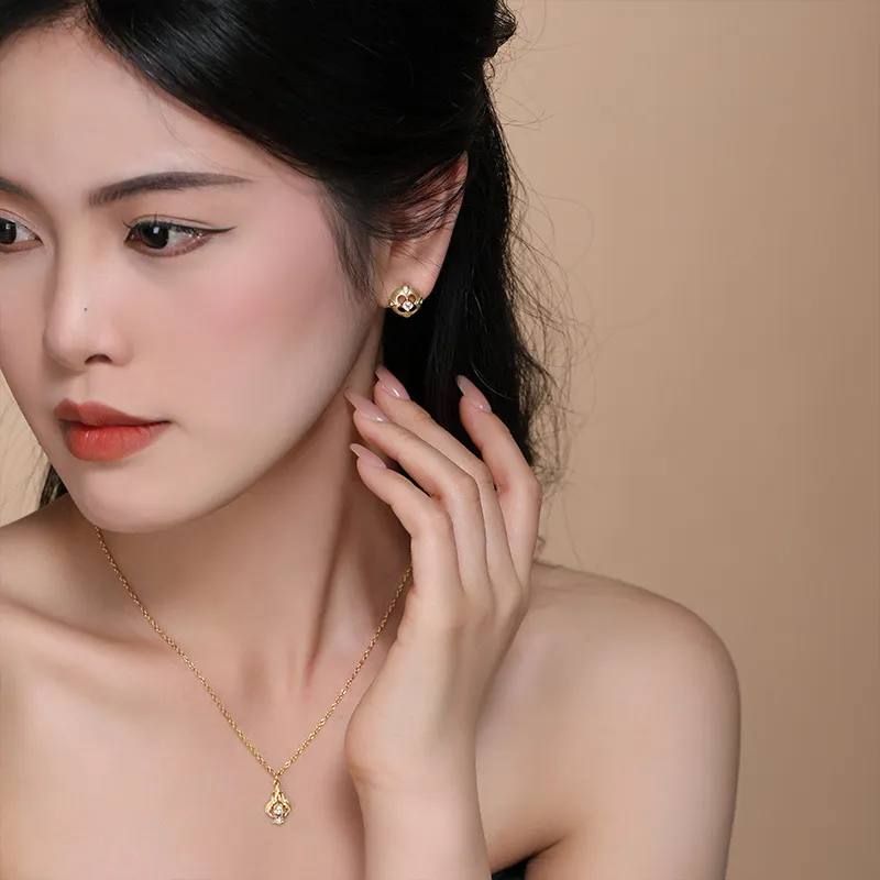 MONI JEWELLERY S925 Silver Stud Earrings Women's-2