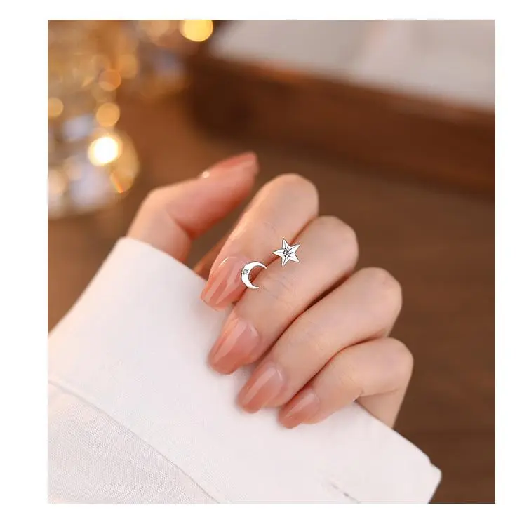 MONI JEWELLERY S999 Fine Silver Stud Earrings Women's-6