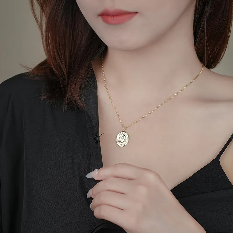 MONI JEWELLERY S925 Silver Zircon Necklaces Women's-2