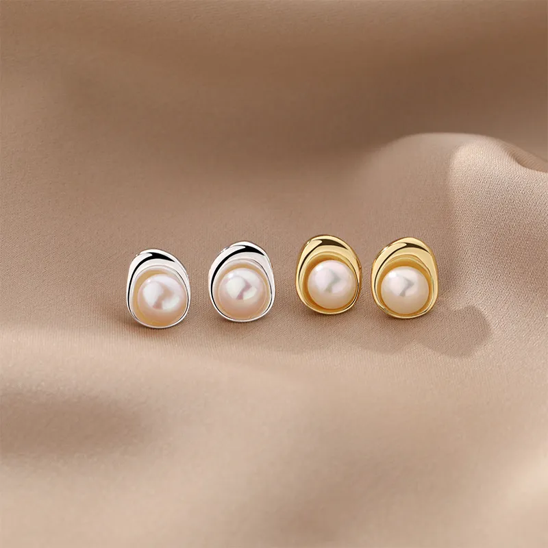 MONI JEWELLERY Pearl S925 Silver Earrings Women's-7