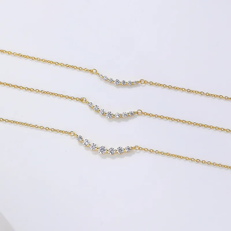 MONI JEWELLERY S925 Silver Necklaces Women's-4