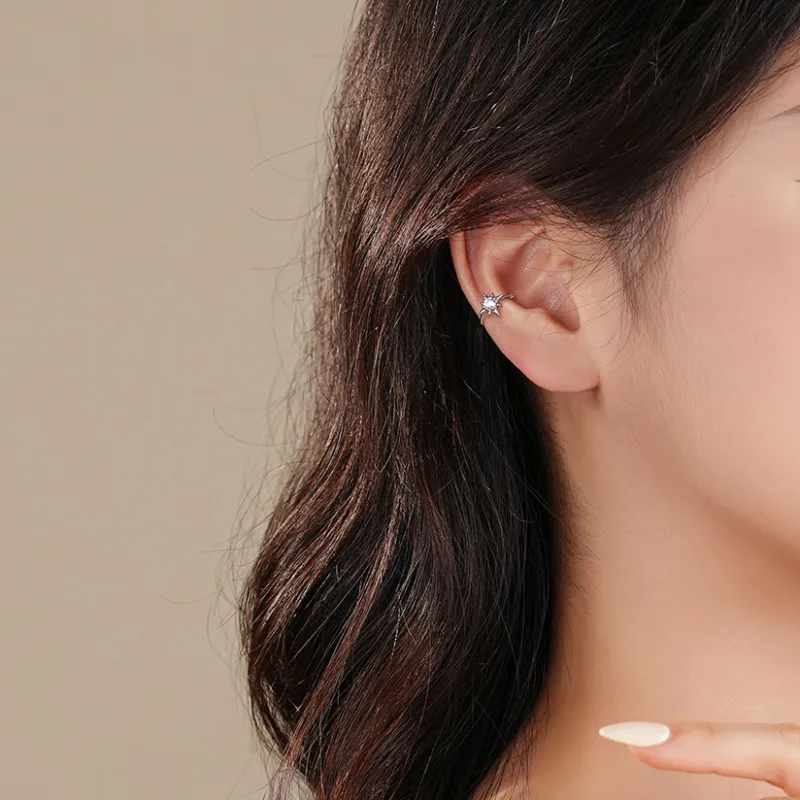 MONI JEWELLERY S925 Silver Clip On Earrings Women's-1