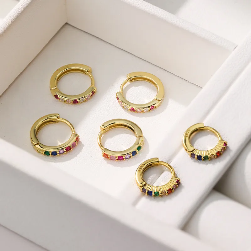MONI JEWELLERY S925 Silver Earrings Women's Gold-4