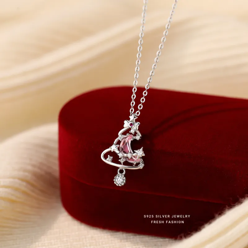MONI JEWELLERY S925 Sterling Silver Necklaces Women's-5