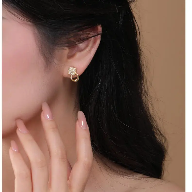 MONI JEWELLERY S925 Silver Stud Earrings Women's-4