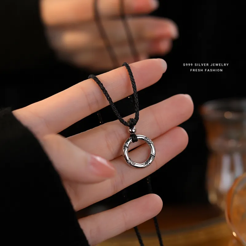 MONI JEWELLERY S999 Fine Silver Necklaces Women's-3