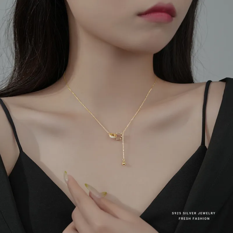 MONI JEWELLERY S925 Silver Necklaces Women's-11
