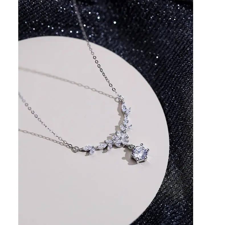 MONI JEWELLERY S925 Silver Necklaces Women's-2
