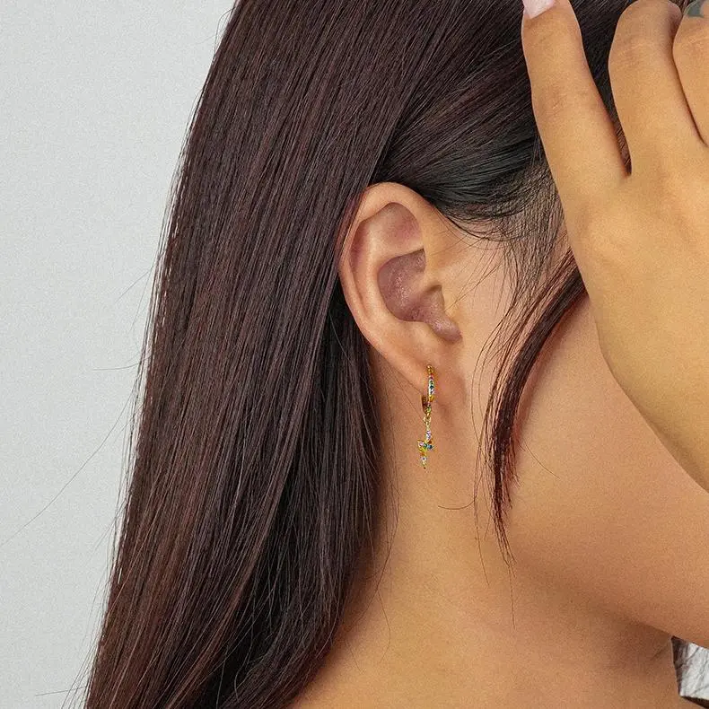 MONI JEWELLERY S925 Silver Earrings Women's-2