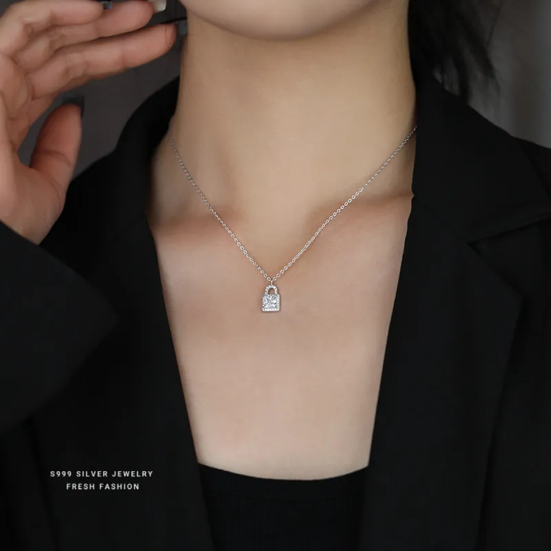 MONI JEWELLERY S999 Fine Silver Necklaces Women's-5