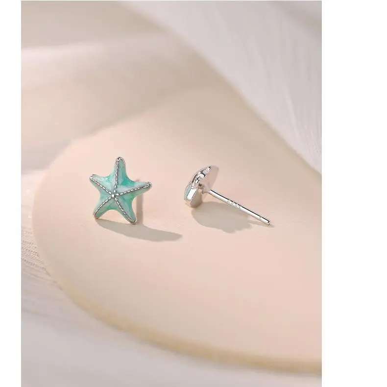 MONI JEWELLERY S999 Fine Silver Stud Earrings Women's-5