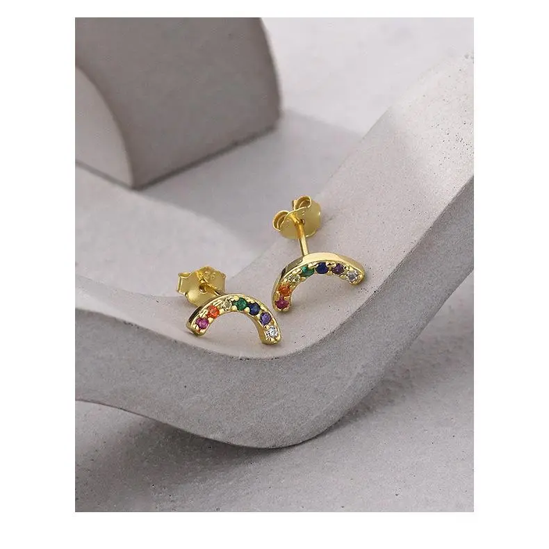 MONI JEWELLERY S925 Sterling Silver Stud Earrings Women's-4