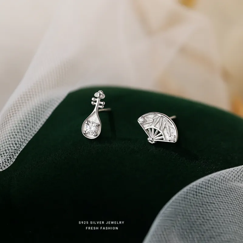 MONI JEWELLERY S925 Sterling Silver Stud Earrings Women's-5