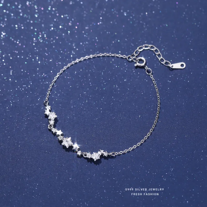 MONI JEWELLERY S999 Fine Silver Bracelets Women's-3