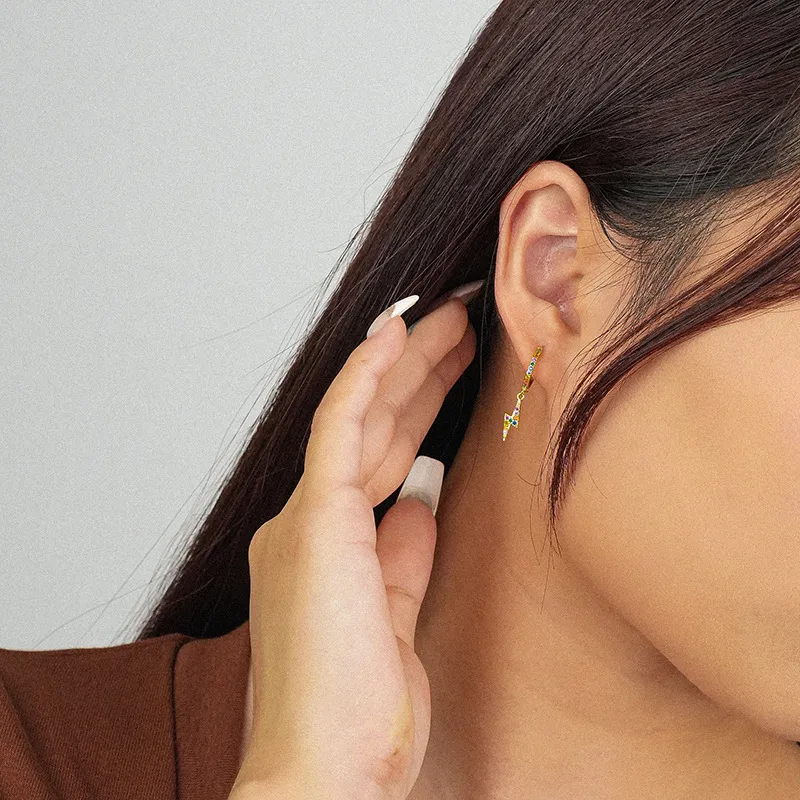 MONI JEWELLERY S925 Silver Earrings Women's-3