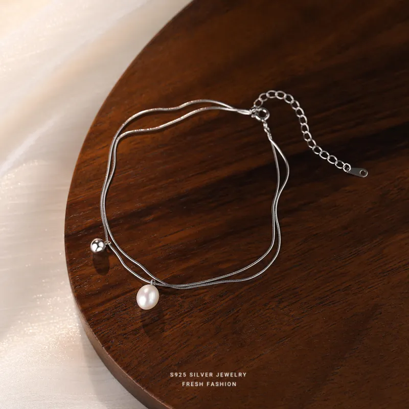 MONI JEWELLERY S925 Silver Anklets Women's-6