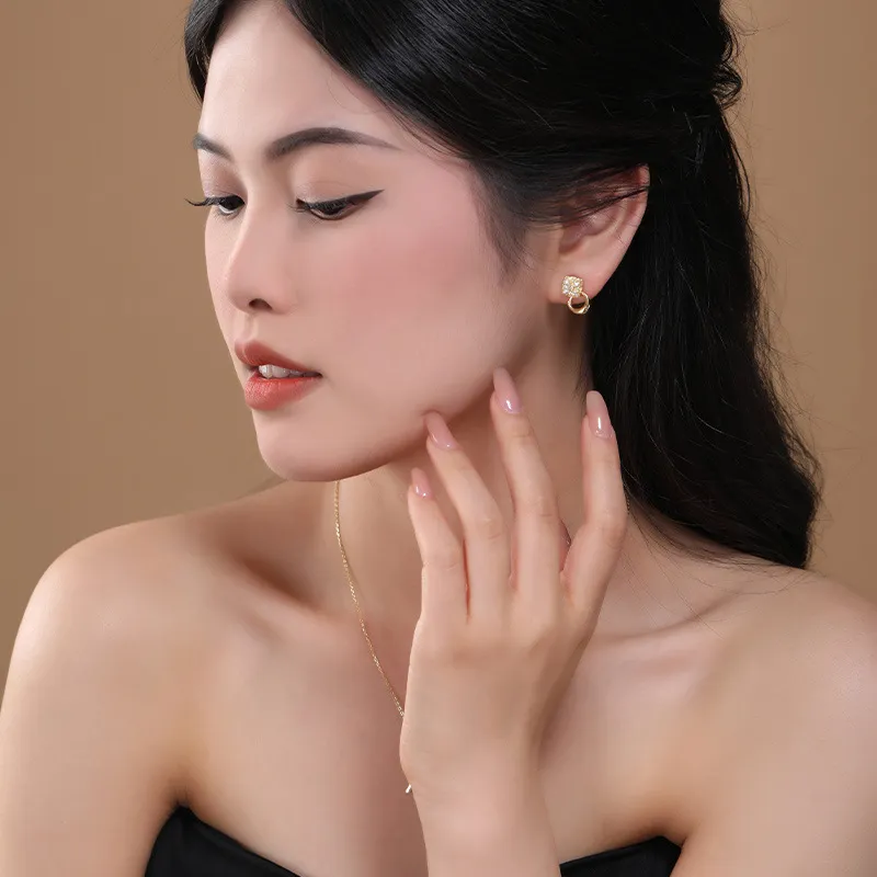 MONI JEWELLERY S925 Silver Stud Earrings Women's-5