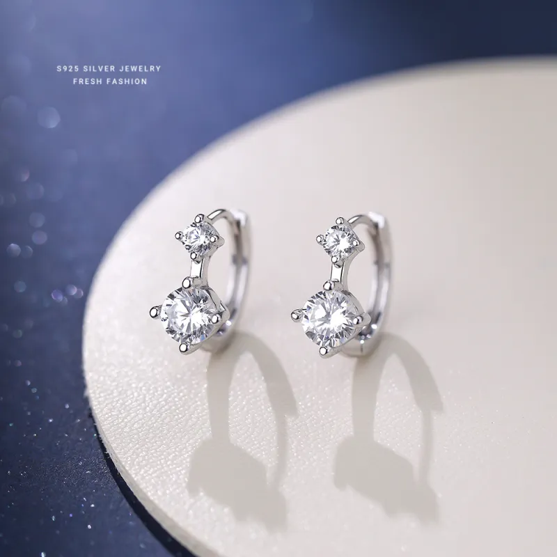 MONI JEWELLERY S925 Silver Earrings Women's-2