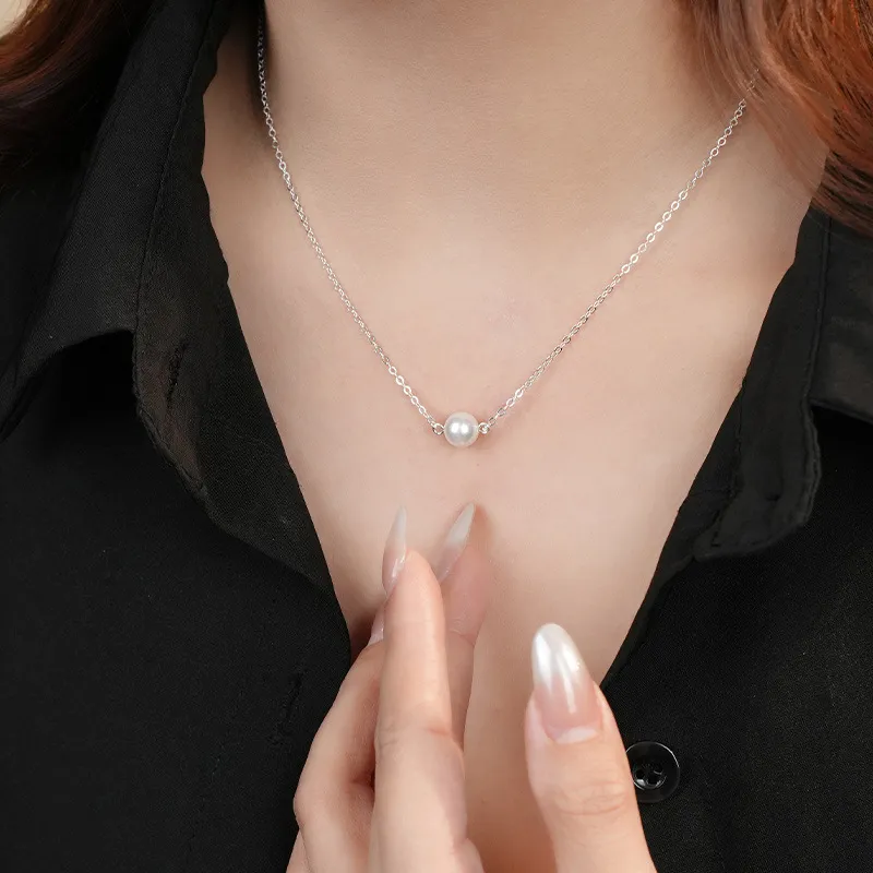 MONI JEWELLERY S925 Silver Necklaces Women's-5
