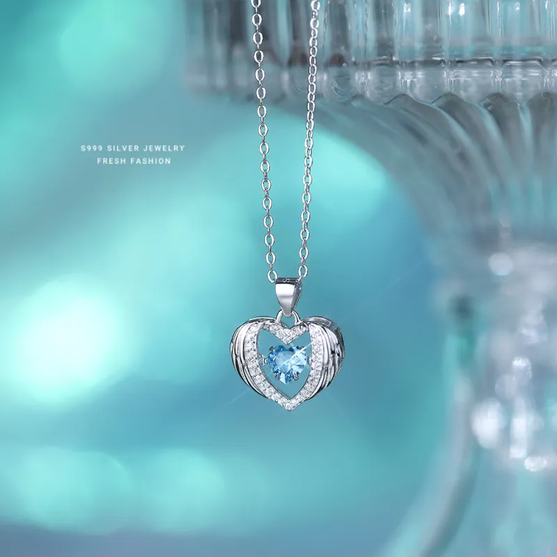 MONI JEWELLERY S999 Fine Silver Necklaces Women's-5