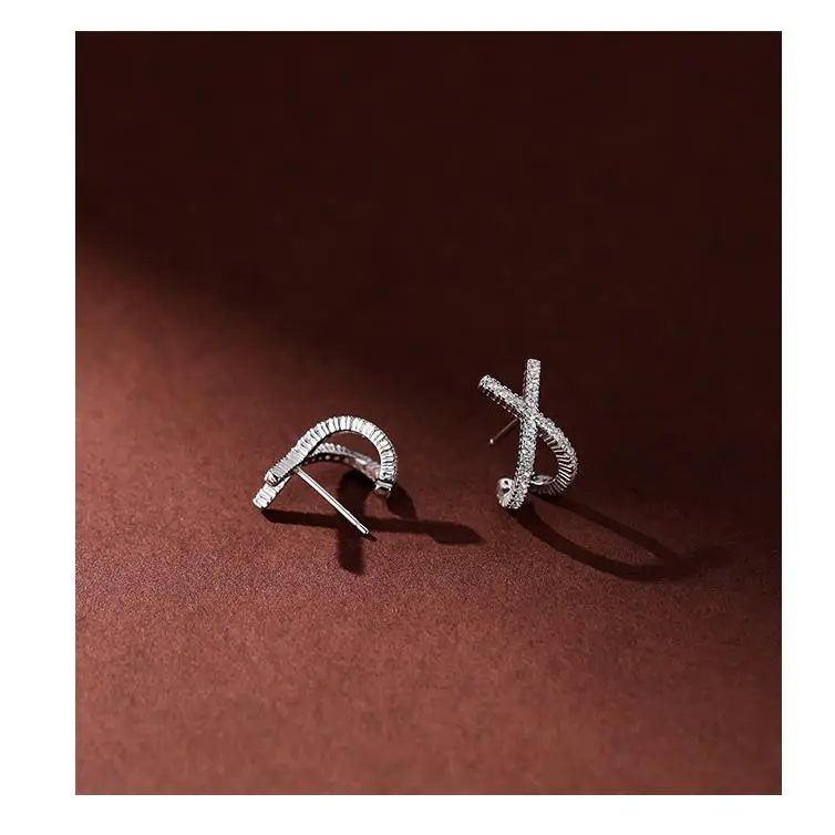 MONI JEWELLERY S925 Silver Stud Earrings Women's-3