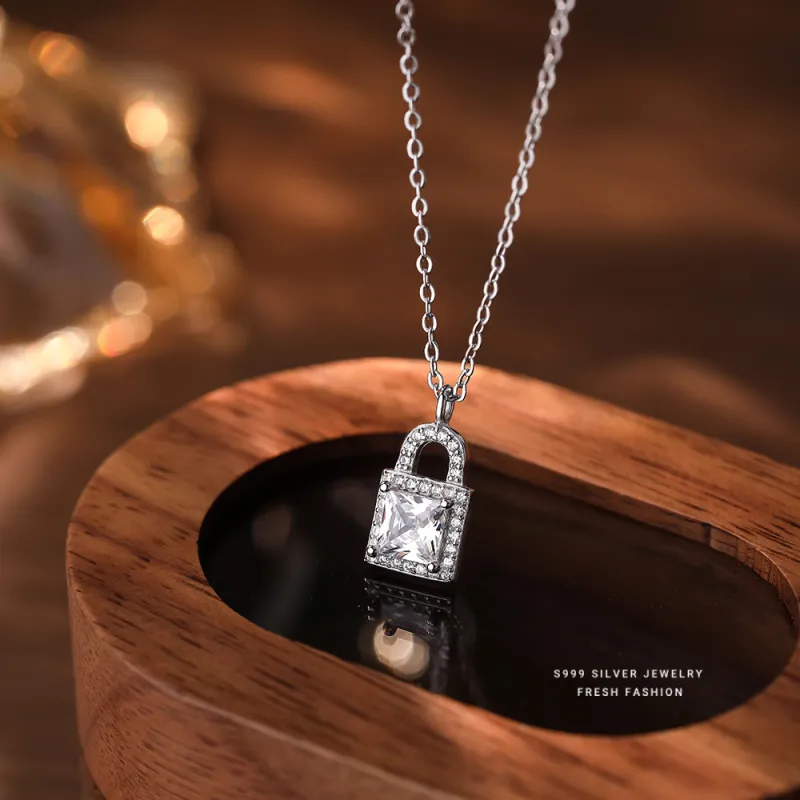 MONI JEWELLERY S999 Fine Silver Necklaces Women's-6